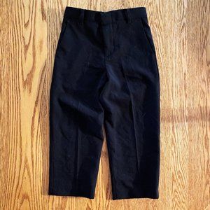 Boy's Sz 4 Calvin Klein Black Dress Slacks